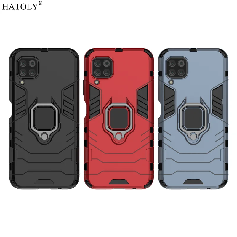 For Huawei Nova 7i Case TPU Magnetic Ring Holder Armor Back Cover For Huawei Nova 7i 12 Phone Coque Case For Huawei Nova 7i Case