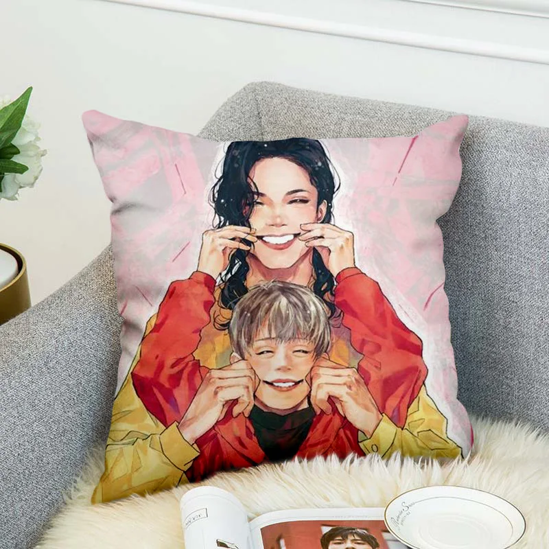 Michael Jackson Pillow Case Polyester Decorative Pillowcases Throw Pillow Cover style-6