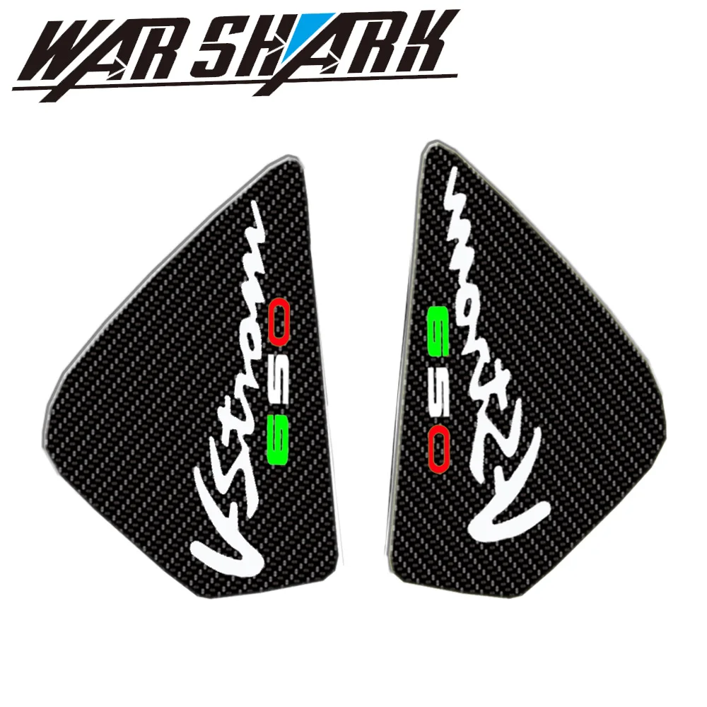 3D Motorcycle Anti slip Tank Pad Sticker Pad Side Gas Knee Grip Protector For SUZUKI V-Strom650 DL650 V-Strom 650 DL 650 VStrom