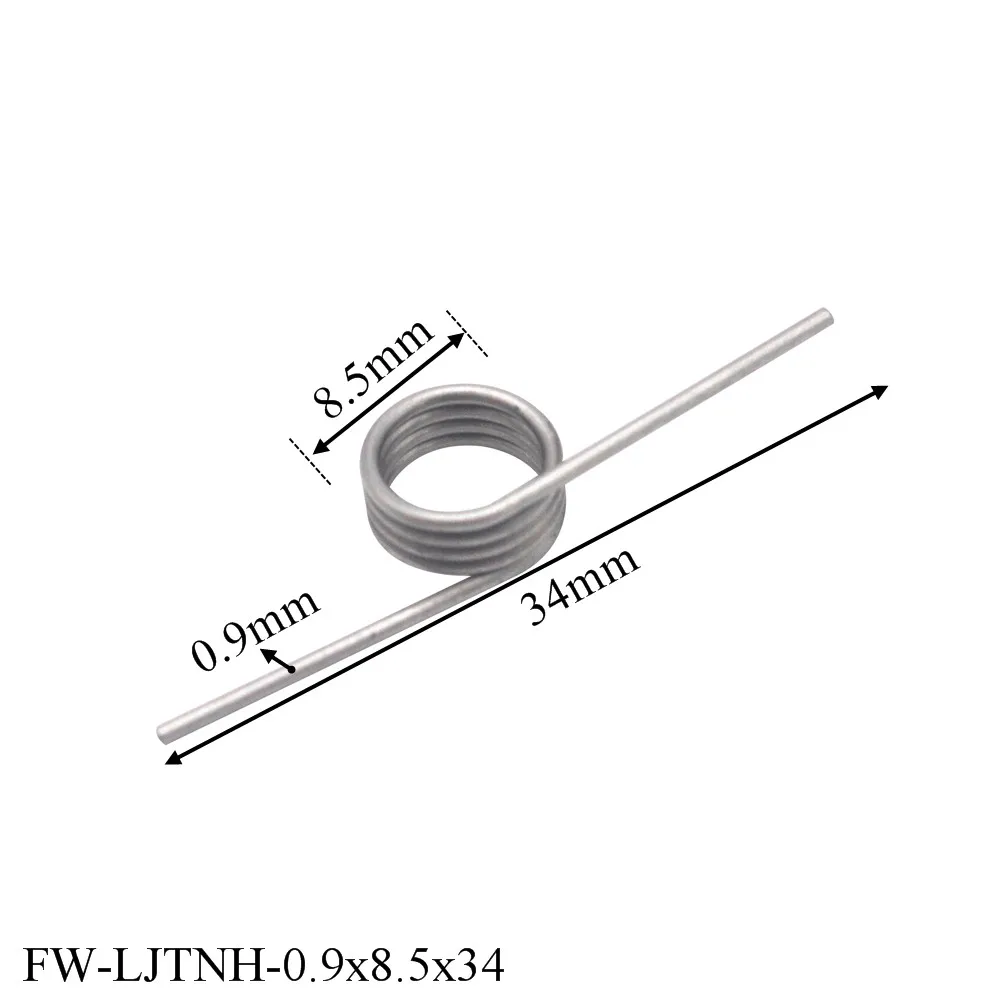 5 unids/lote cubo de basura ajustable 0,7mm galvanizado resorte de torsión de 170 grados