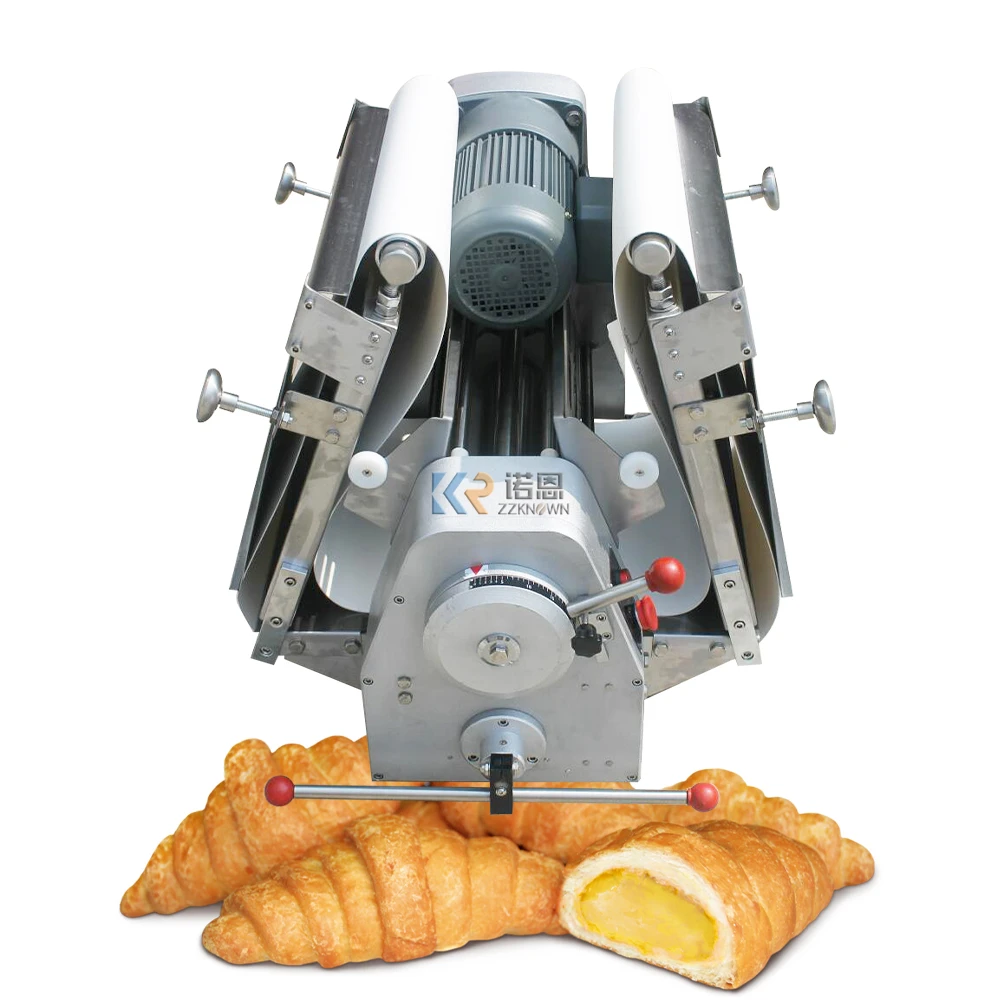 Commercial Stainless Steel Pizza Dough Sheeter Forming Machine Spring Roll Puff Pastry Making Machine