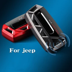 For Jeep Renegade Compass Grand Cherokee For Chrysler 300C Wrangler New Zinc alloy Car Key Case Cover Shell Accessories Keychain