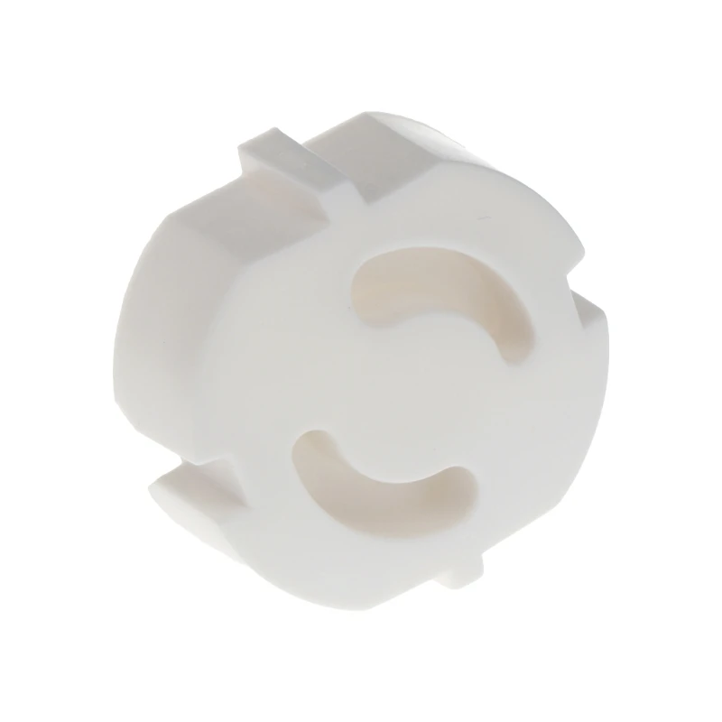 Enchufe de alimentación europeo de 2 orificios, cubierta protectora de seguridad para bebé, protección contra descargas eléctricas, 10 piezas