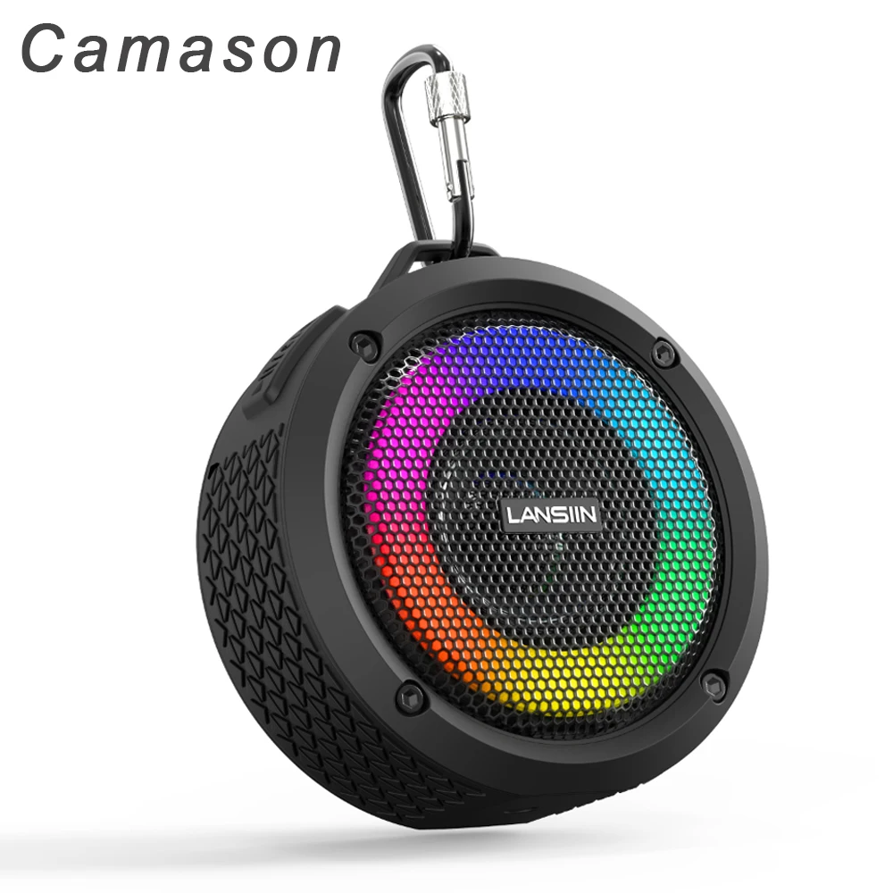 

Беспроводная Bluetooth-Колонка Camason, сабвуфер, портативная Водонепроницаемая бумбокс, стереозвук, качество, с микрофоном