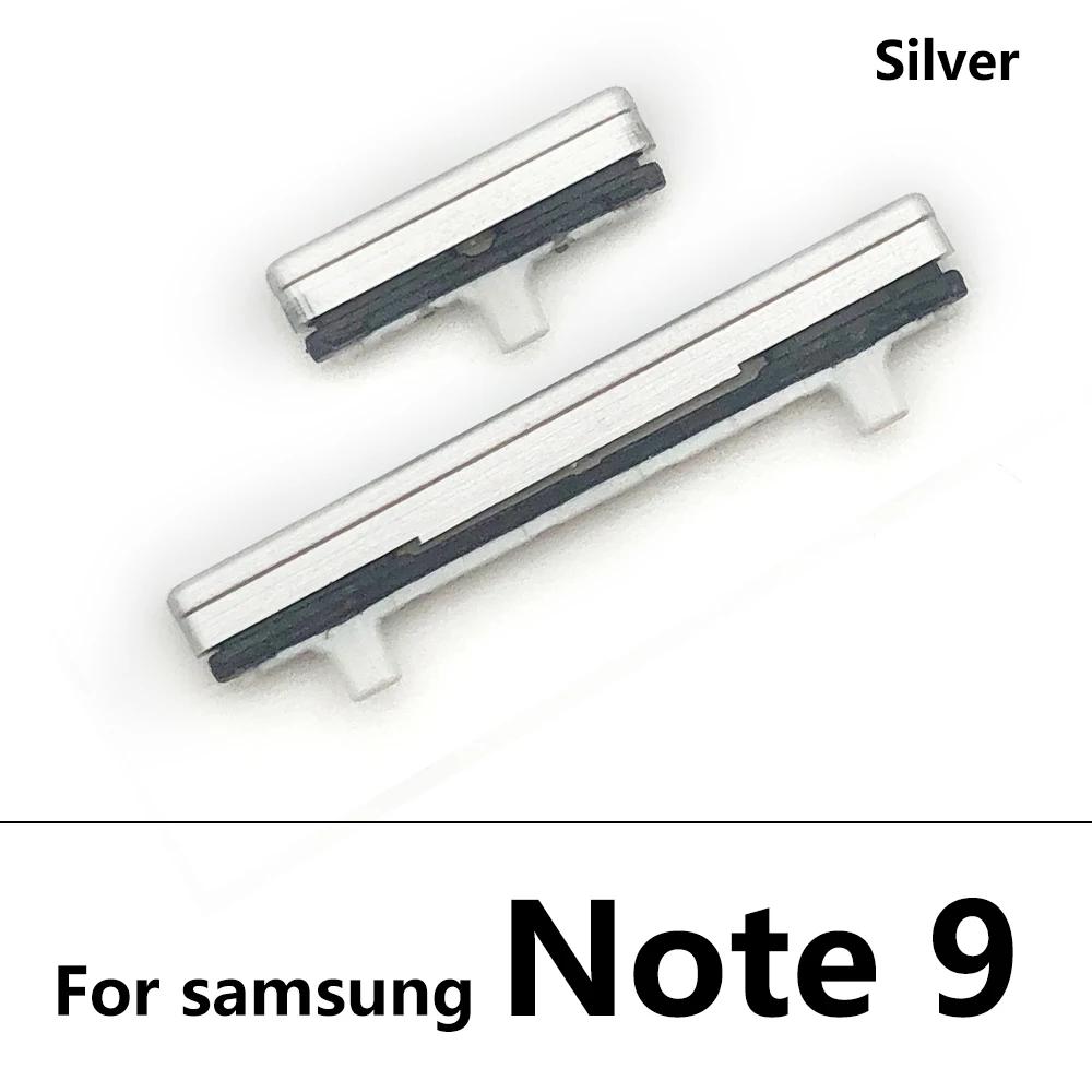 Replacement Power On Off Side Key Button + Volume Up Down Side Button For Samsung Note 9 10 Plus Volume Key Part