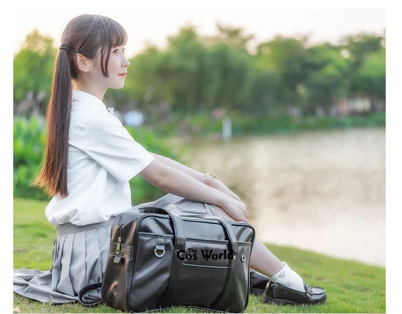 Japanese JK Uniform School Students Bag Anime Shoulder Book Commuter Bags Women Handbag