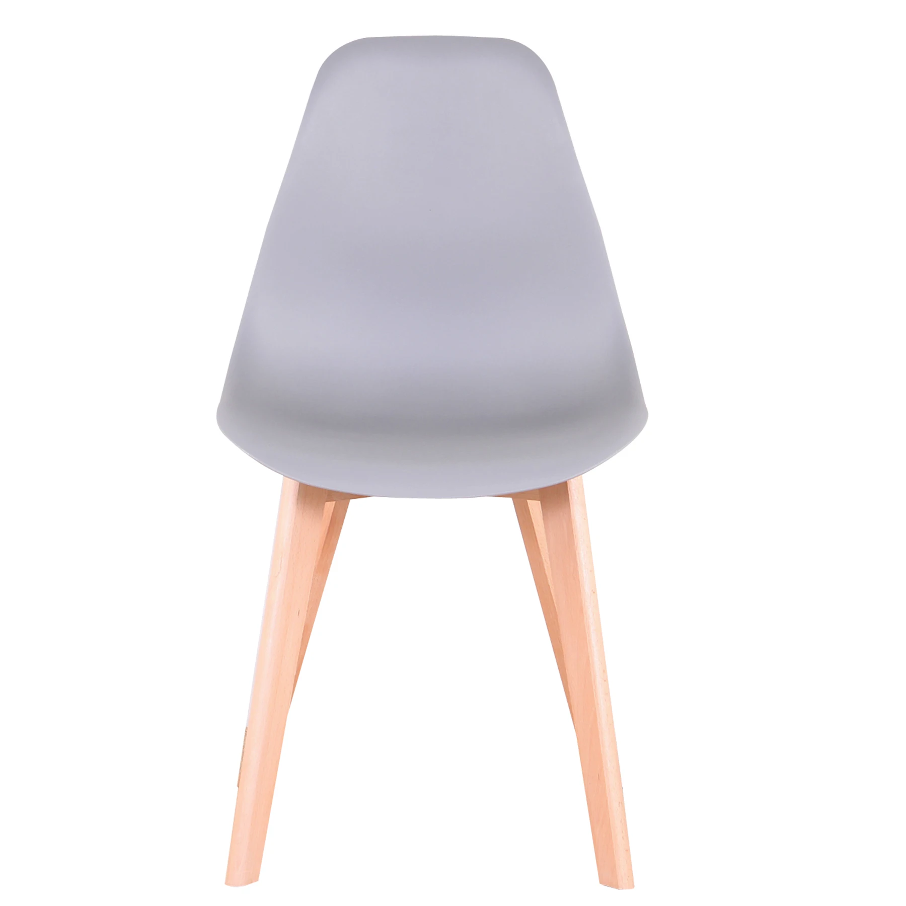 Egoonm Set mit 4 nordischen mittelalter lichen Esszimmers tühlen mit Massivholz beinen für Wohnzimmer Esszimmer Schlafzimmer Arbeits zimmer (weiß/schwarz/grau) – Detail 2