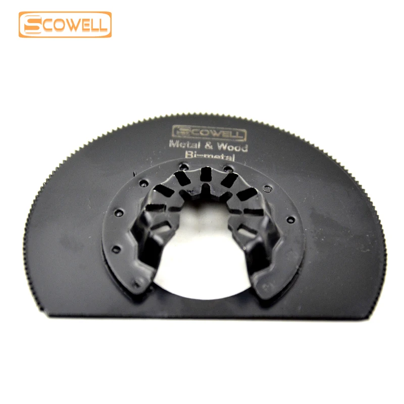 HCS HSS 바이메탈 멀티 툴 톱날, 반원형 샌딩 패드, 전력 진동 툴 톱날, 20mm, 32mm, 65mm, 80mm