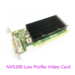 1PCS New LP low Profile Quadro NVIDIA NVS300 512M DDR3 PCIE NVS 300 Graphics Video Card with DMS59 Cable