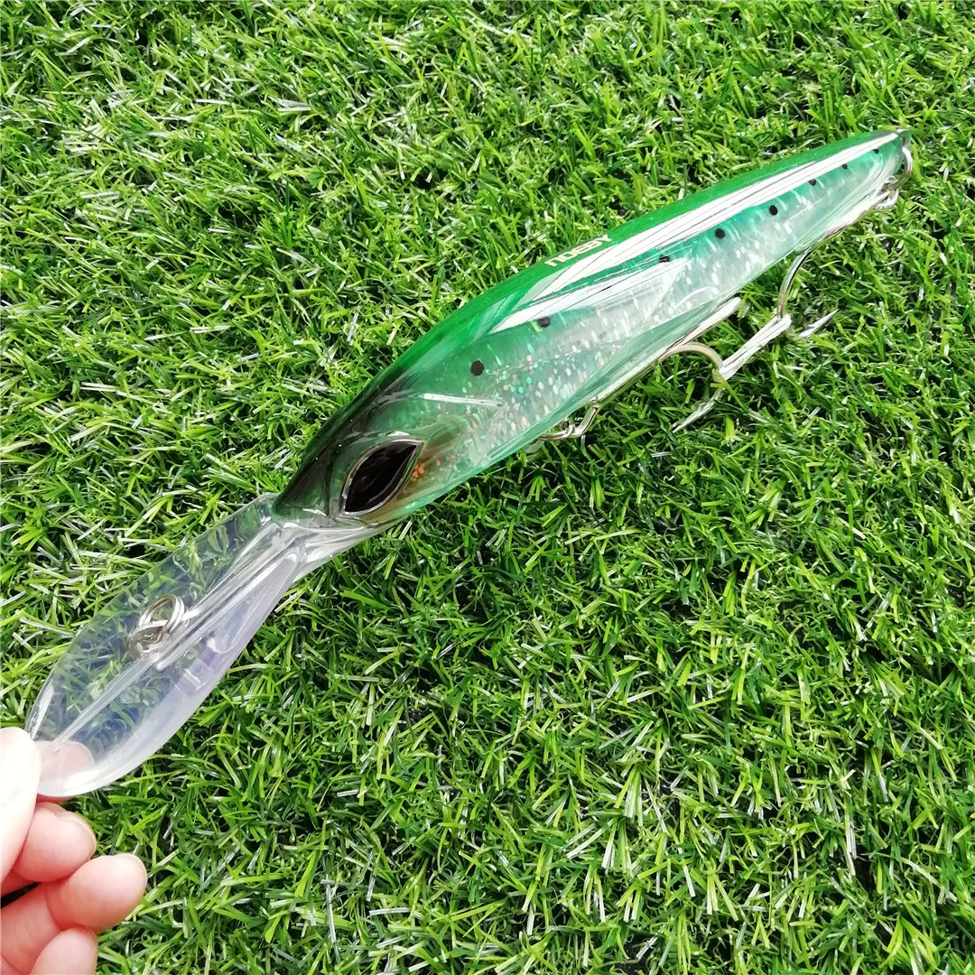 18cm 90g Wobbler Angelköder Großer Crankbait Minnow Peche Bass Trolling Kunstköder Hecht Karpfen Köder Peche Angelzubehör – Detail 13