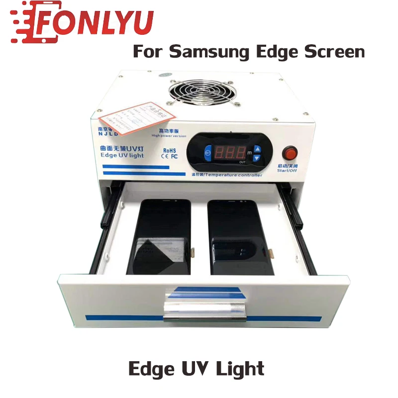 Uv Light 1000W Glue Dryer LED Light For Samsung Edge Screen Repairing Cell Phone Screen Ultraviolet Lamp For LCD OCA Laminating