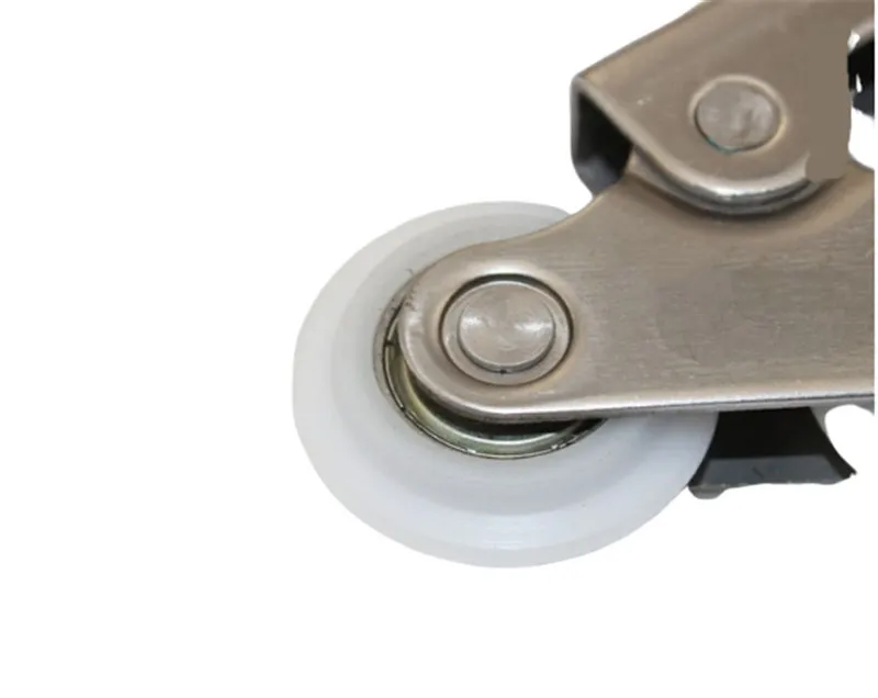 Sliding door double wheel runner silent roller closet glass sliding door pulley partition light rail sliding door pulley