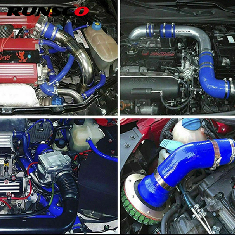 ID 38 45 51 63 76 89mm Silicone Elbow 90° Hose Connector Intercooler Turbo Air Intake Pipe Coupler Silicone Hose