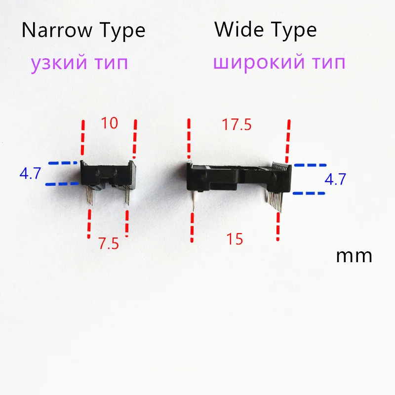 12 rozmiarów 8-40 Pin DIP IC adapter do gniazd lutowane złącze typu IC wąski szeroki DIY pojedynczy Chip Drop Drop Shipping