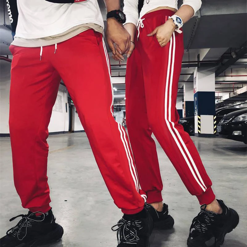 Men/Women Pant 2022 Sport Elastic Waist Casual Breathable Sweatpants Homme Fitness Joggers Trousers Unisex Sportwear