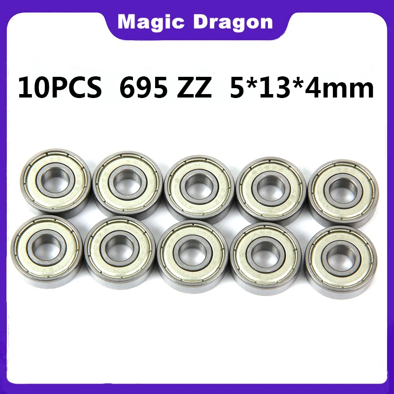 10 SZT. ABEC-5 695ZZ 695 zz 5x13x4mm Wysokiej jakości łożyska kulkowe 695Z 619/5ZZ EMQ 695 Z3 V3 Jakość R-1350ZZ Łożysko