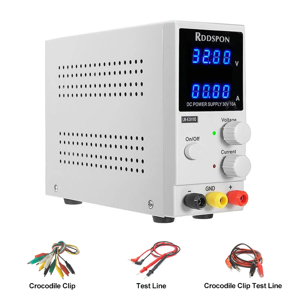 Mini DC power supply Adjustable 30V 10A 4 Digit Display  For Laptop Repair  Laboratory Switching Power Supply With USB Interface