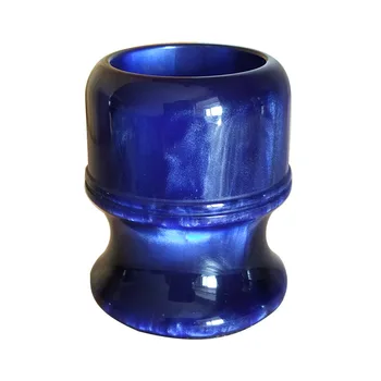 Dscosmetic-樹脂製のオーシャンブルーシェービングブラシ,26mm