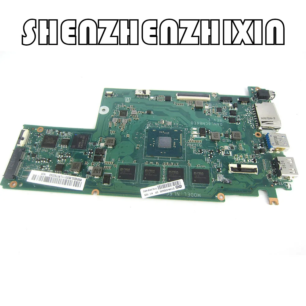 

yourui For lenovo Chromebook N22 laptop motherboard 16G SSD onboard DDR3 DANL6CMB6E0 5B20L1324511 Main board Full tested