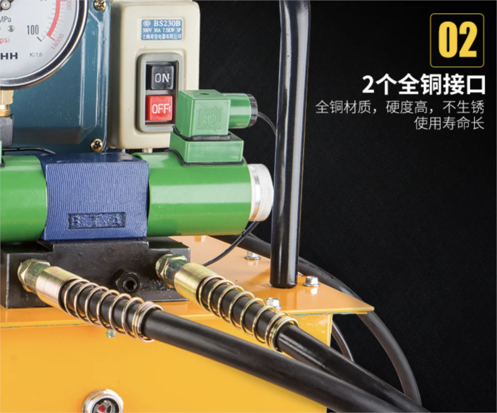 220V 10L Van Điện Từ Thủy Lực Ga Dụng Cụ Cao Cấp Máy Bơm Ga Dầu Ga Đôi Mạch 1.5KW