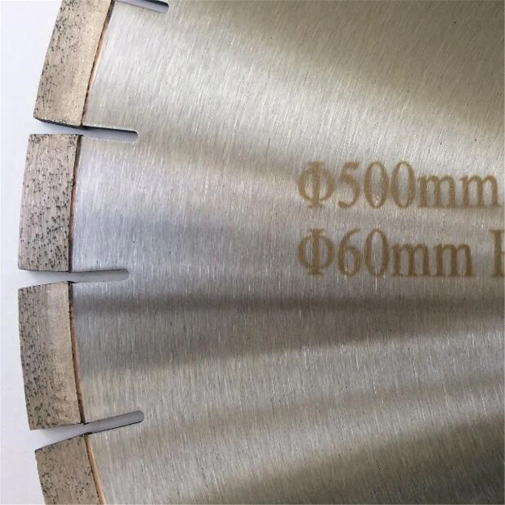 DB25 سعر المصنع D500mm عالية التردد لحام شفرات منشار دائري 20 بوصة الجرانيت حجر القرص السلس قطع لا التقطيع 1 قطعة
