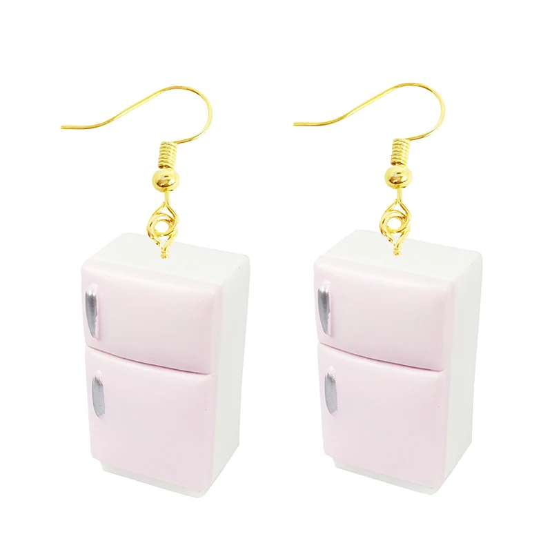 34 Style Water Dispenser Washing Machine Toilet TV Exaggerated Funny Earrings Lovely Party Gift Earhook Women Girls