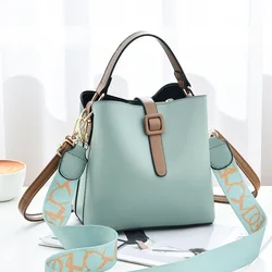 Women Pure Color Shoulder Crossbody Bags Female Travel Fashion Messenger Bag Casual Ladies PU Leather Small Top-handle Handbag