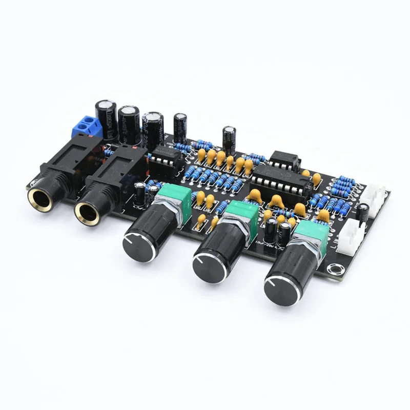 PT2399 Digital Microphone Amplifier Board Reverberation Karaoke Reverb Amplifier NE5532 Pre-Amplifier Tone Board