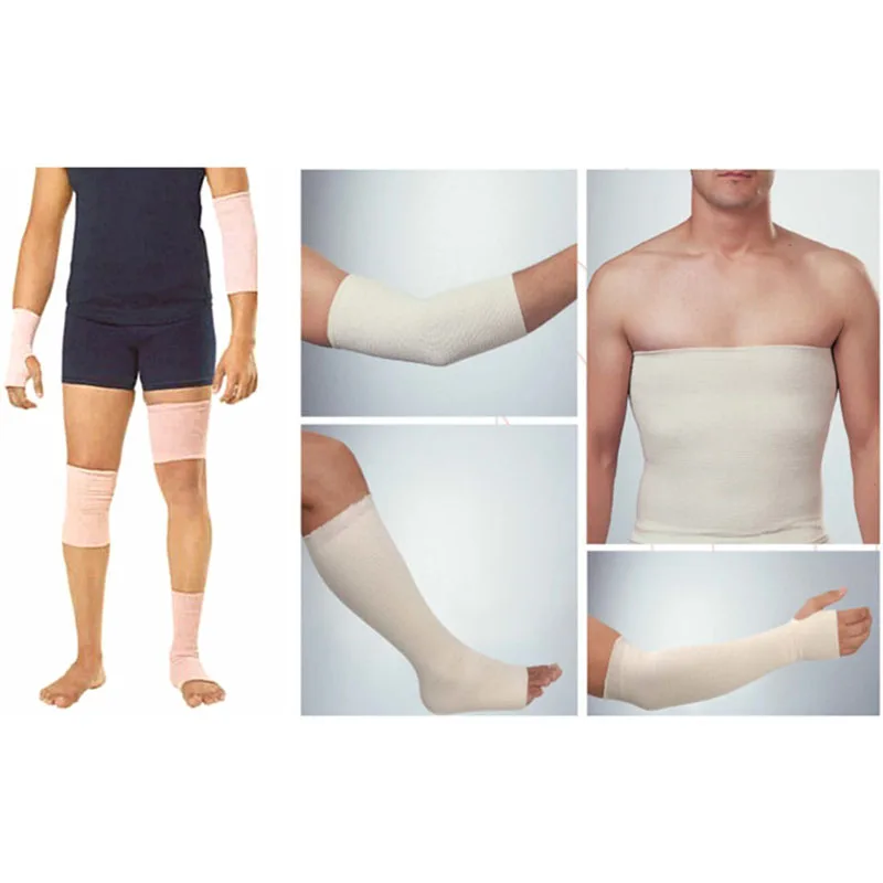 Buisvormige elastische bandage medische polymeer gips sok extra compressie bandage katoen ledematen sokken been ader bandages