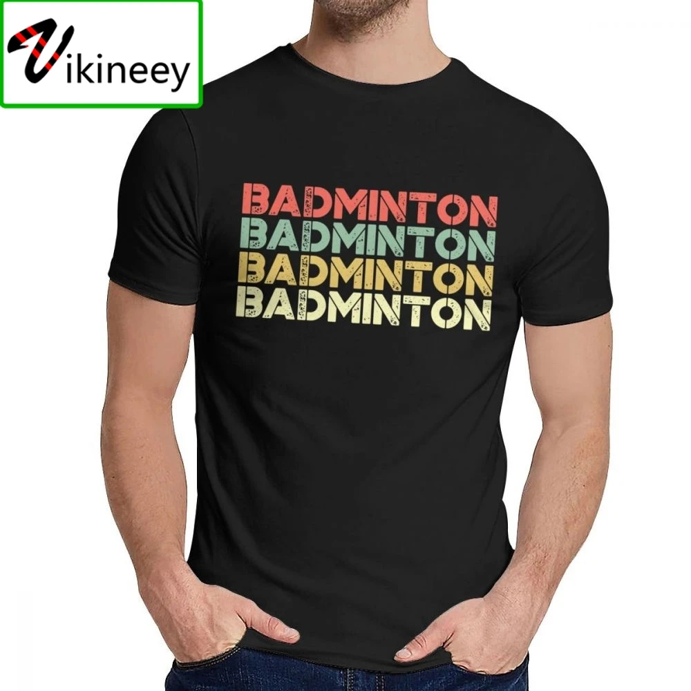 Crewneck Badminton T Shirt Badminton Love Badminton Short Sleeve Vintage For Camisas Natural Cotton Top Tee US Size