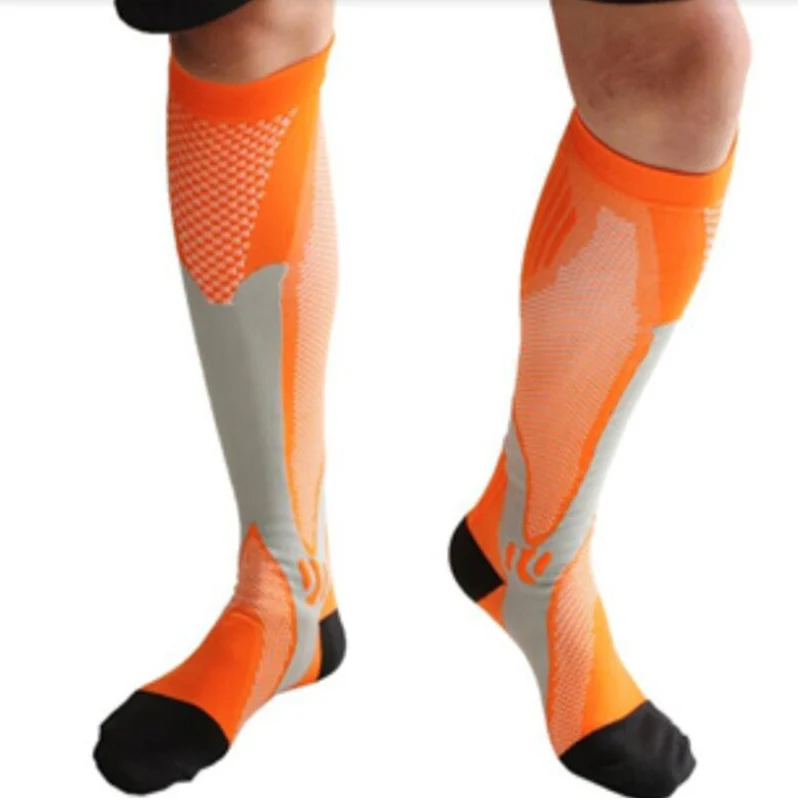 3 Pairs Spring Men's Compression Socks Anti Fatigue Unisex Outdoor Comfortable Football Riding Varicose Socks Stockings s L XXL