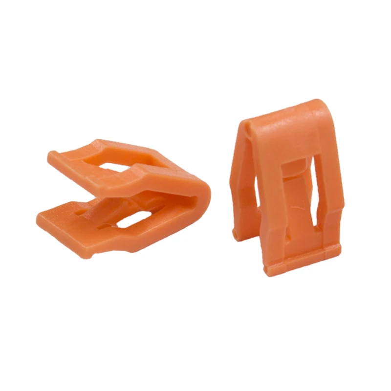 50PCS Auto Instrument Fastener Clips White Orange Fits Car Audio CD DVD Navigation Replace Dashboard Plastic Retainers