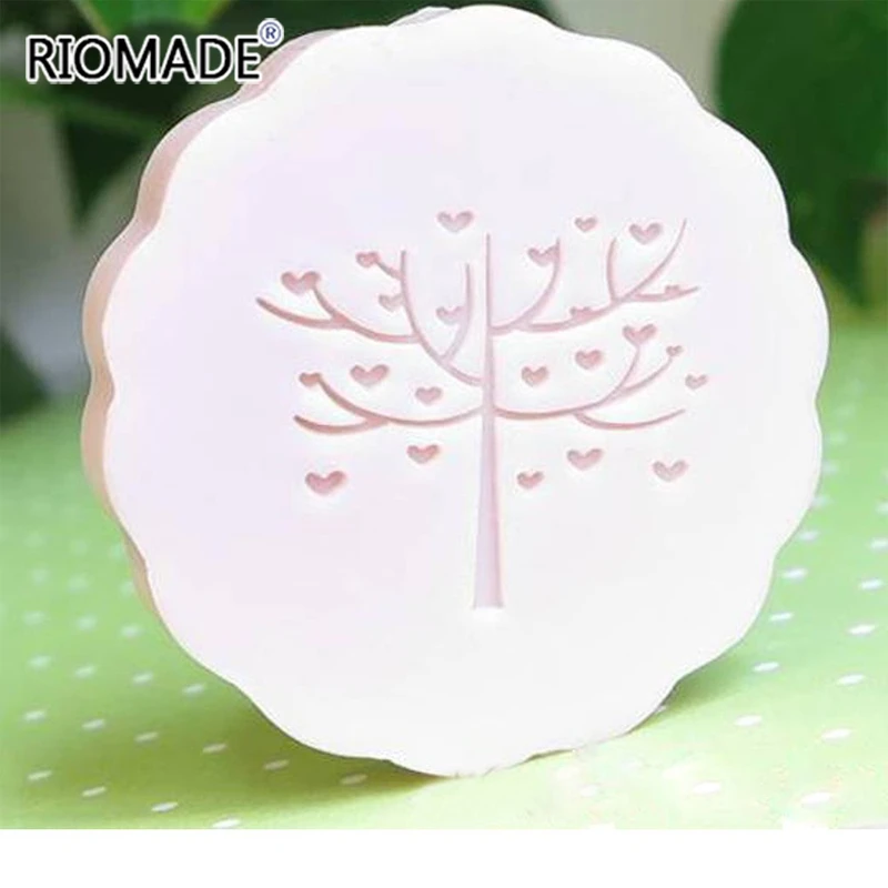 Creative Tree Handmade Clear Soap Stamp Natural Plexiglass Soap Seal With Handle Acrylic Chapter Custom