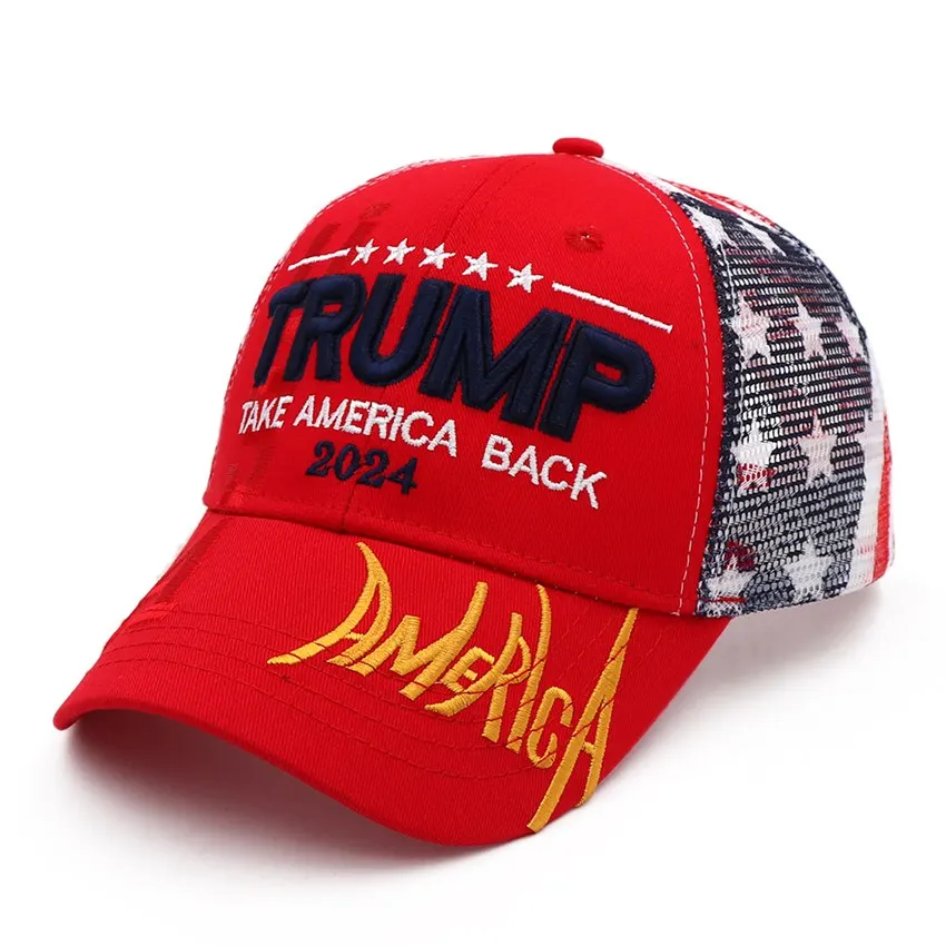 JNKET Trump 2024 Baseball Cap US Presidential Election Hat Unisex Breathable Mesh Hat Trucker Hat Outdoor Sports Cap Casquette