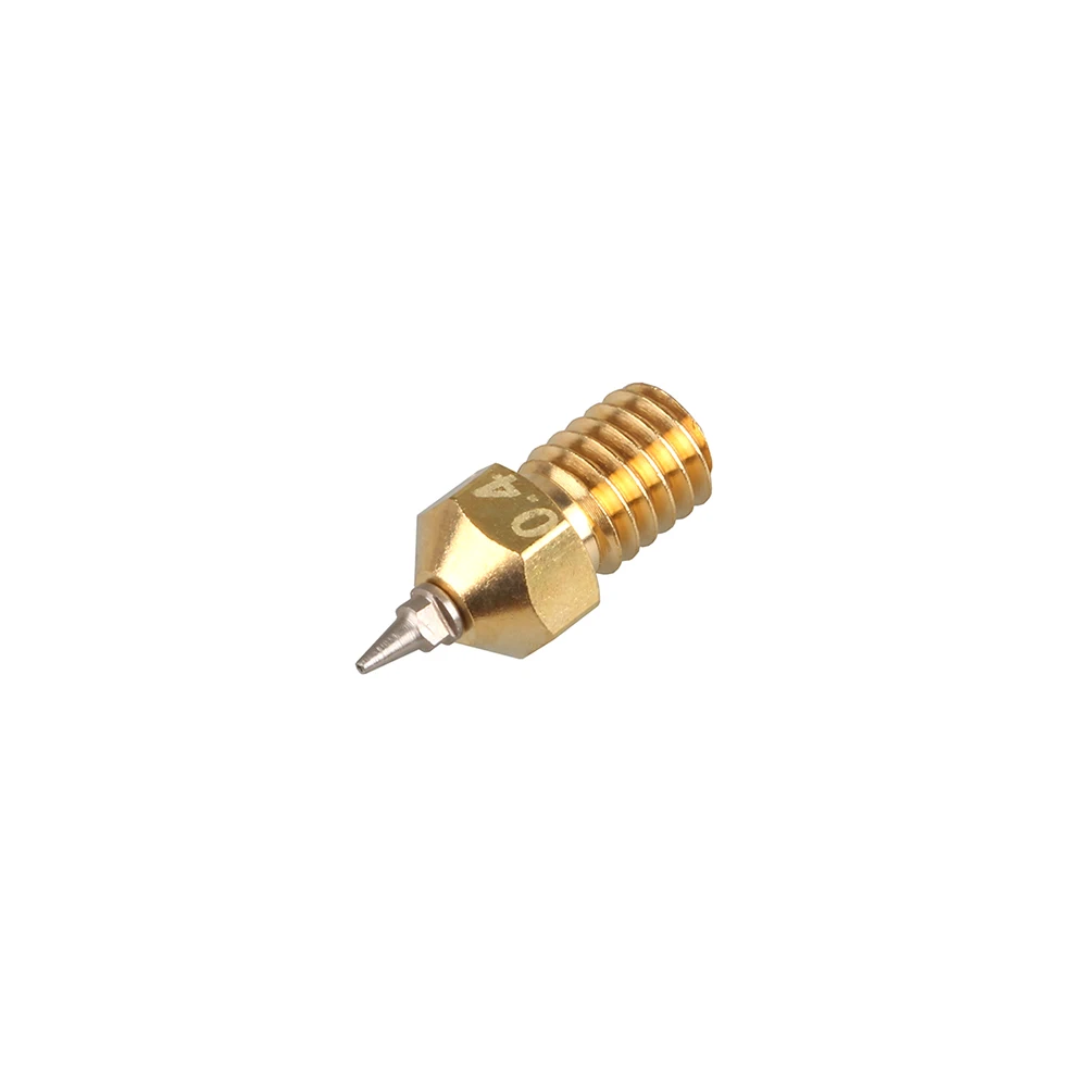 3DSWAY 3D Printer Parts Removable Stainless Steel Nozzle for e3d V5 V6 Hotend Brass M6 Threaded 0.2/0.3/0.4/0.5 1.75mm filament