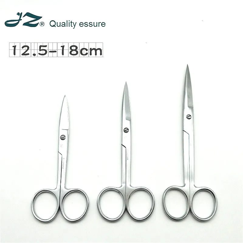 Professional Surgical Scissors JZ Hight Quality Stainless Steel Medical Scissors Length 125mm/ 140mm/ 160mm