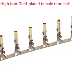 300PC/1ot 4.2MM Terminals Female Needle For 5557 Connector 4P 6P 8P 24P Male Shell / High Or Low Foot / Tinned Or Gold-Plated
