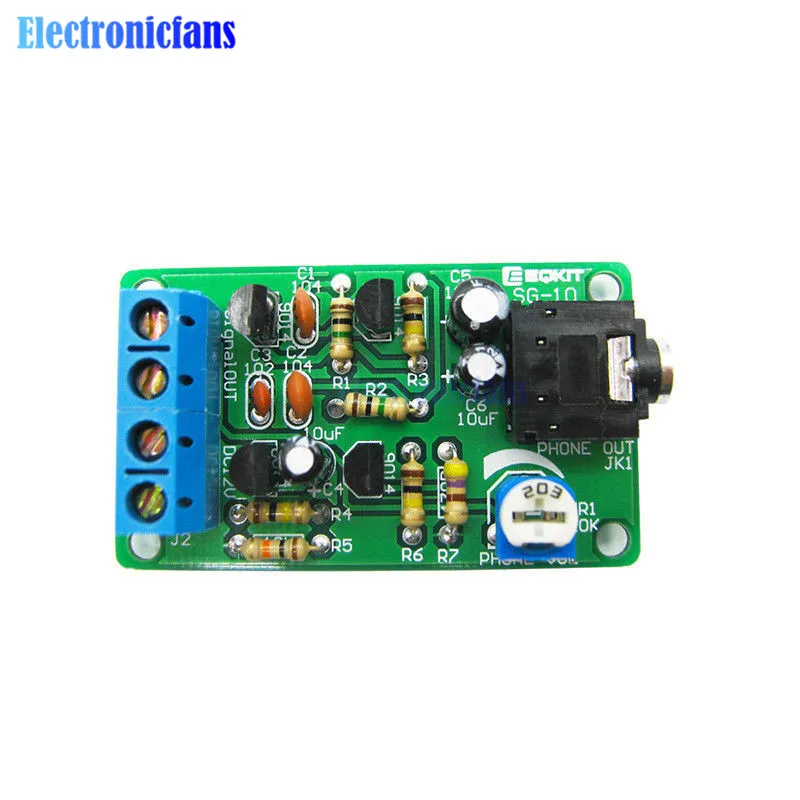 White Noise Signal Generator DIY Kit Electronic Kit 2-Channel Output for Burn-in Test Therapy on Insomnia Noise Generator