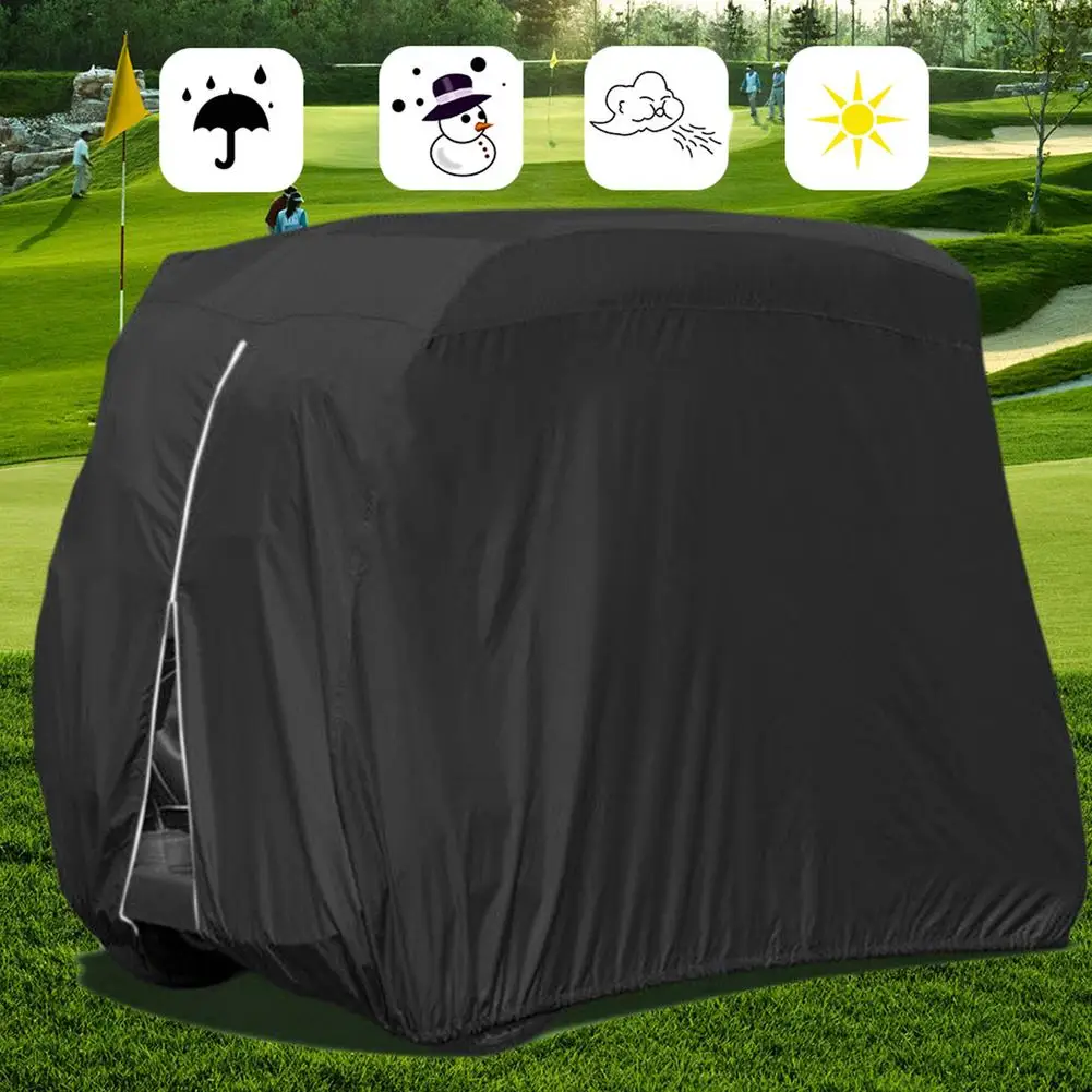 

Hem Oxford Cloth Protect Practical 4 Passenger Body Waterproof Buckle Outdoor Sports Golf Cart Cover Accessories Dust Prevention