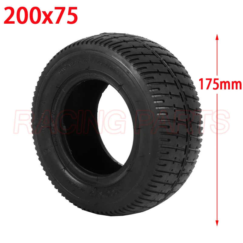 

200x75 Pneumatic Tire 8 Inch Thicked Widened Wear Resistant Tyre for Electric Scooter and Go Kart Parts