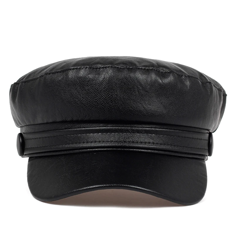 2019 new Korean leather beret fashion ladies hat super fire wild hats high quality outdoor leisure caps hat