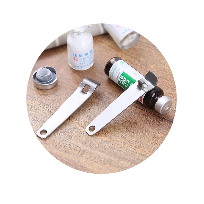 Medical Vial หมวกเปิดอุปกรณ์ SS304สแตนเลสสตีล Decapsulator 7*1.3ซม.คู่มืออลูมิเนียมลบเครื่องมือ SHENLIN packer
