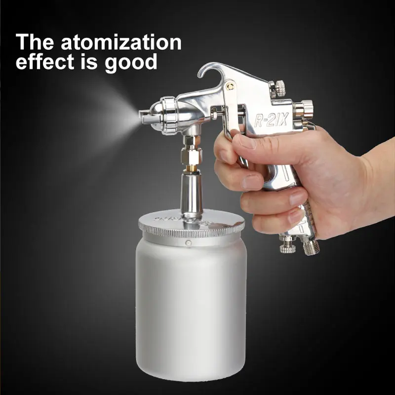 Prona R-21X Prpfessional Car Paint Spray Gun,Hand Manual Sprayer,pistola para pintar,Nozzle 1.3 1.5 2.0 2.5mm,R21X 1.5 2.0 2.5mm