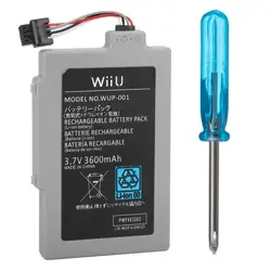 3600mAh Battery for Nintendo WiiU Gamepad Joystick Controller Bateria 3.7V Li-Ion Rechargeable Batteries Replacement