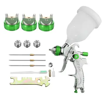 ROLKETU G2008 Professional HVLP Spay Gun 1.4/1.7/2.0mm Nozzle Gravity Airbrush Pneumatic Spray Gun for car painting