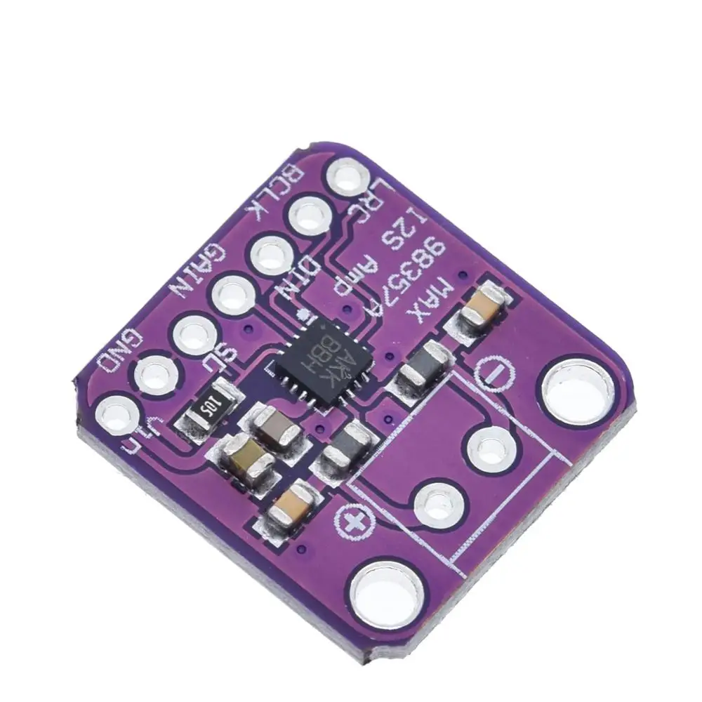 Max98357 I2S 3W amplificador clase D interfaz de ruptura Módulo Decodificador Dac Placa de Audio sin filtro para Raspberry Pi Esp32