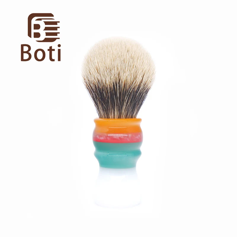 Boti brocha SHD HOOK, de dos bandas brocha de afeitar, nudos, punta de Gel, tipo de bombilla, herramienta de modelado de barba para hombres, chasis