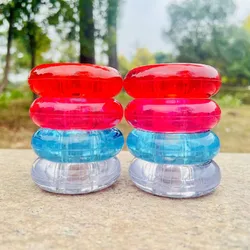 Roues de patins à roulettes transparentes en fruits pleine viande 83A, avec pneu de patinage en ligne 64 68 70 72 76 80mm pour baskets SEBA