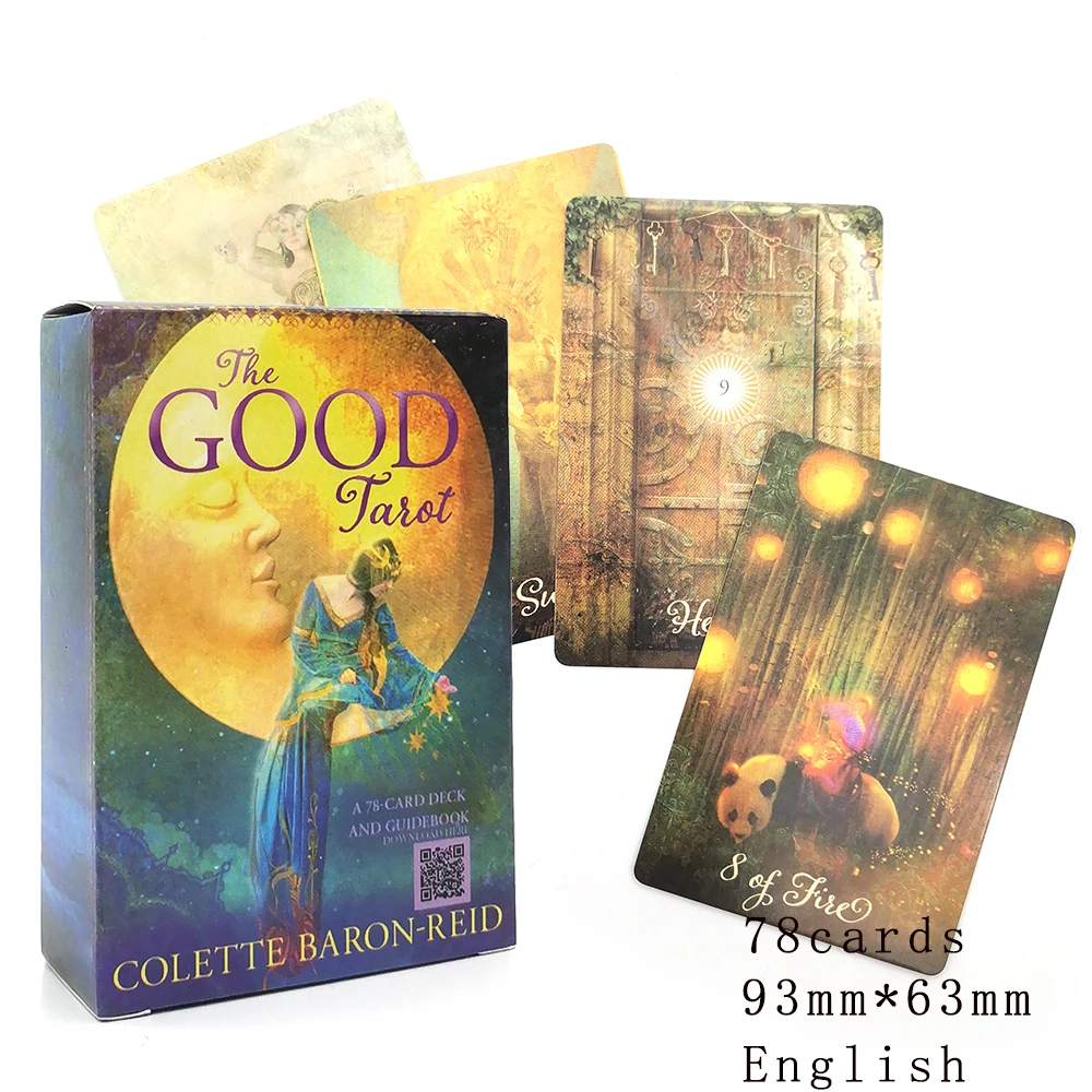 New Preferential Hot Sell Modern Tarot Cards 78 Cards Set  Mystical Divination Oracle Cards Personal Use Tarot Deck GOOD