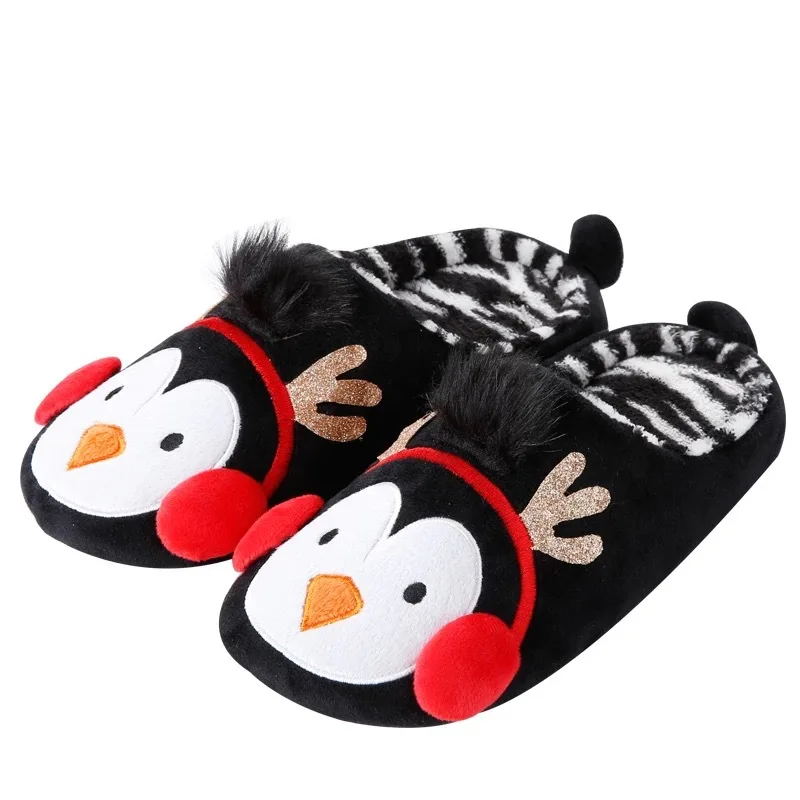 

Animal Penguin Special Fur Slippers Unisex Cute Shoes Men Women Winter Slippers Custom Slippers Home Slippers Children Indoor